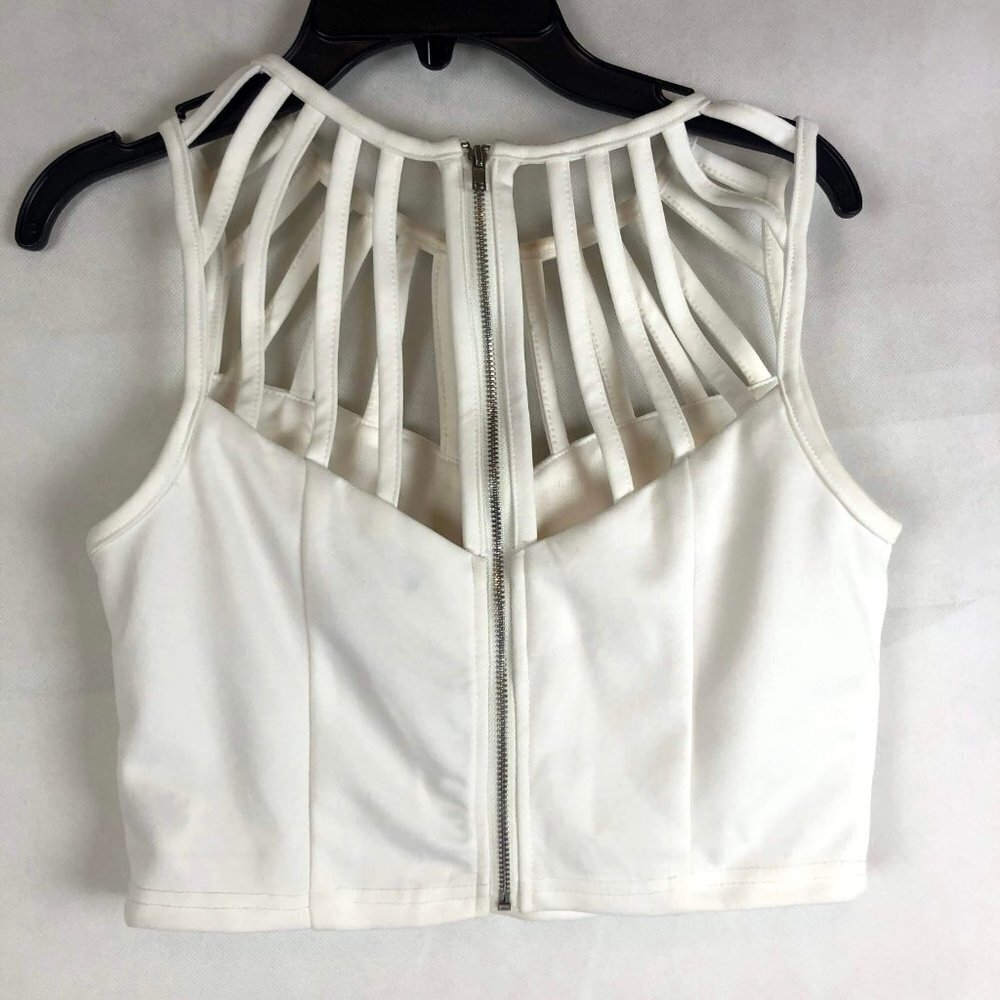 NWT Alt B Stretch Crop Top M - Picture 2 of 5